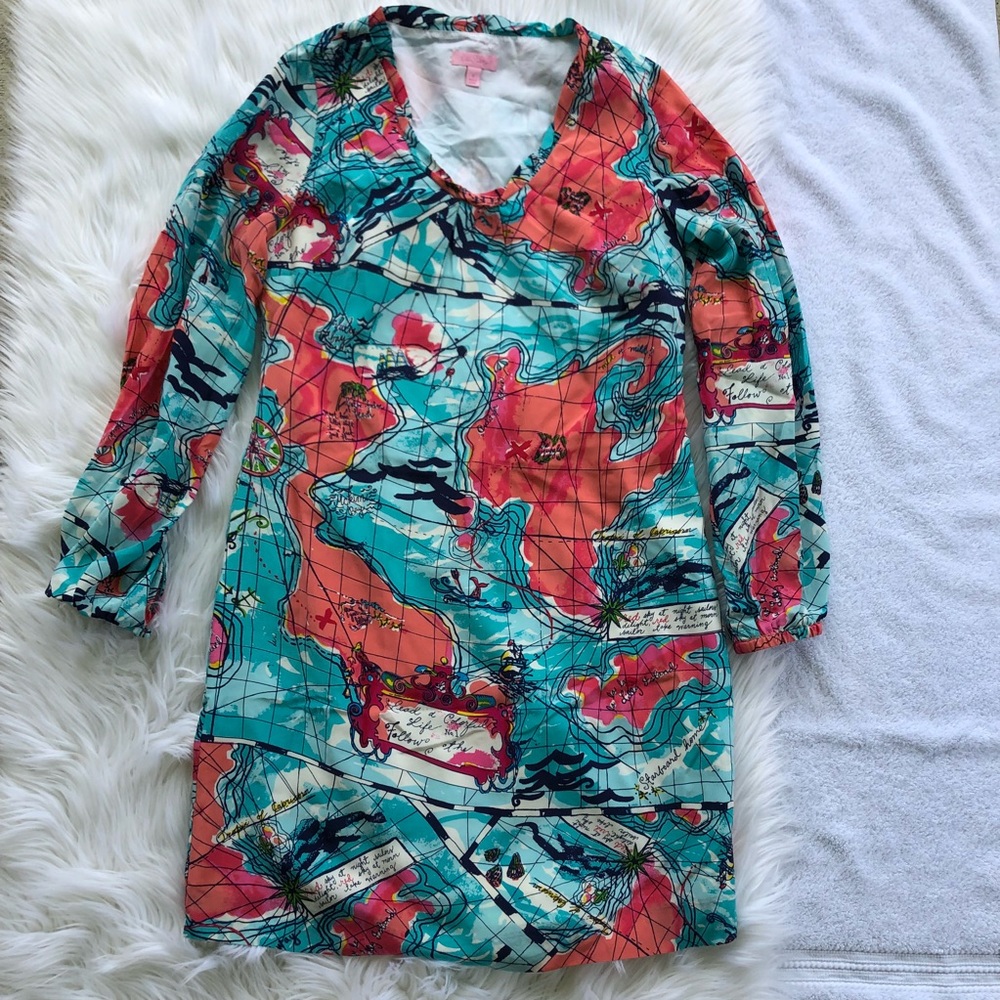 Lilly Pulitzer X Marks the Spot Silk Connie Dress